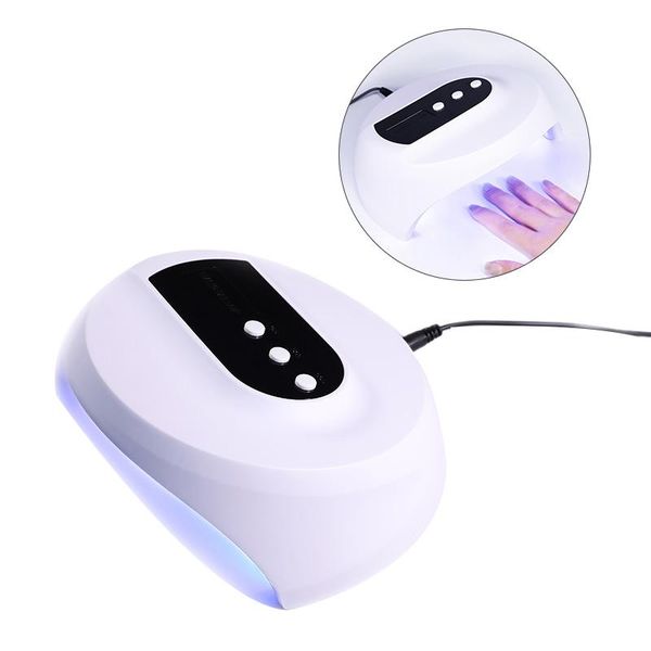 

nail art equipment accessories, led uv lamp for gel dryer with sensor, and toe curing, salon & home 36w cur, Silver