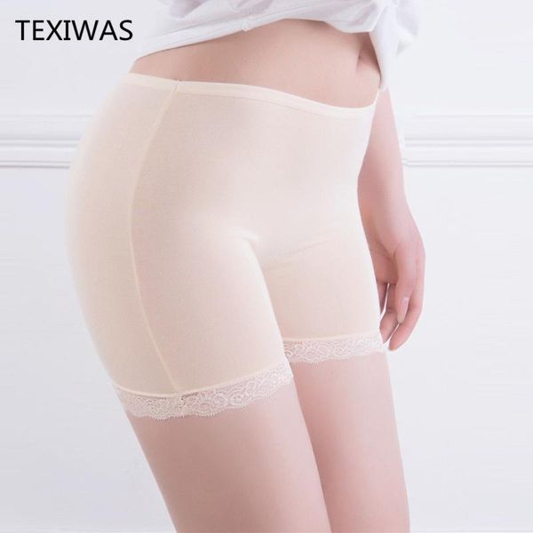

texiwas 2017 new women underwear safety pants shorts modal lace panties comfy briefs summer shorts11, Black;pink
