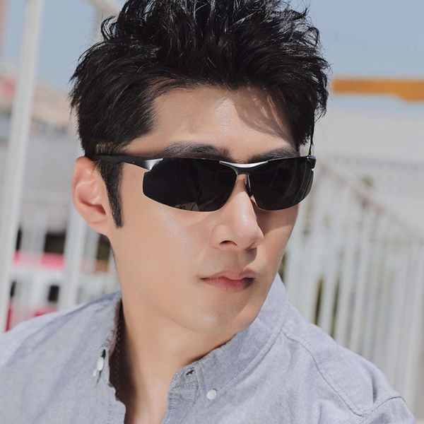 

fishing sunglasses discoloration men's driving polarizing glasses auto sensitive 2020 new fashion sunglasses, White;black