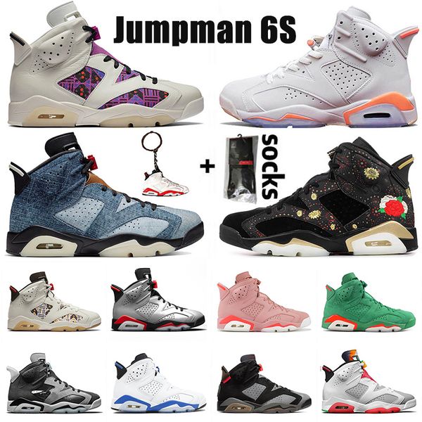 

2021 with box stock men women ts cactus jack x 6 6s jumpman sneakers basketball shoe retro singles day hare trainers