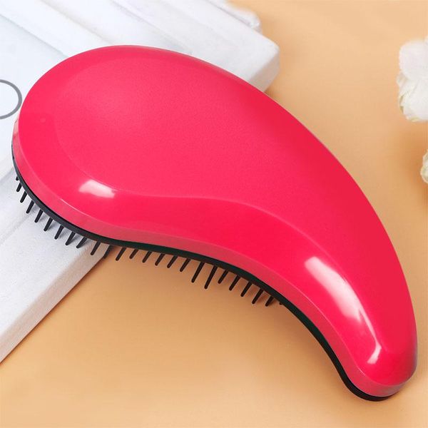 

new arc comma hair comb woman hairbrush hairdressing products barber accessories haircare styling tools patent design comb sqcwpv, Silver