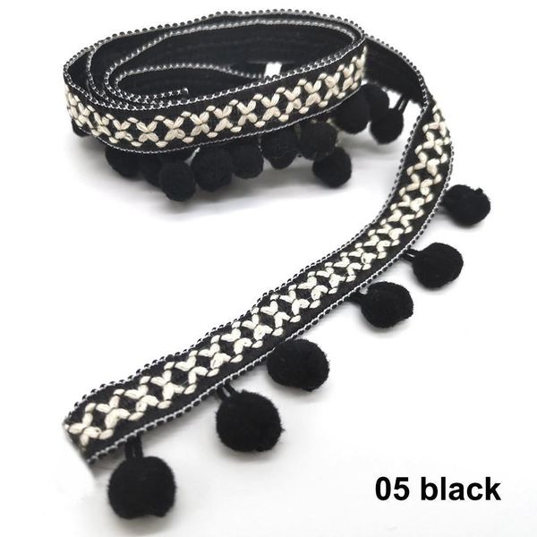 

5yards pom pom trim lace fabric sewing accessories pompon trim tassel ball fringes ribbon sewing lace for diy material apparel h qyljnn