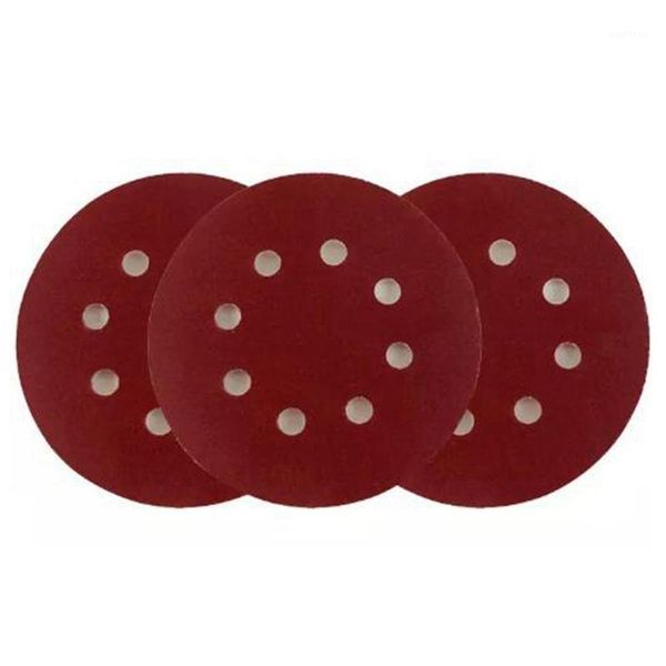 

100 pcs 125 mm 5 inch abrasive sandpaper sanding disc hook & loop sand paper grits 240 for sander power tools accessories1