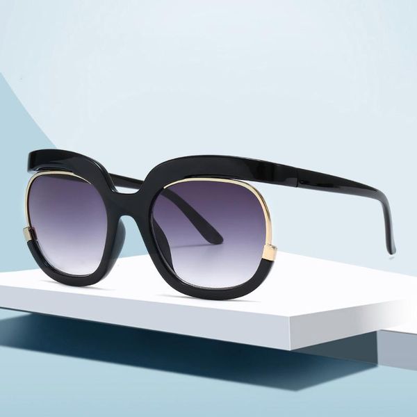

sunglasses oversized women vintage brand cat eye half frame sun glasses men female lady shades uv400, White;black
