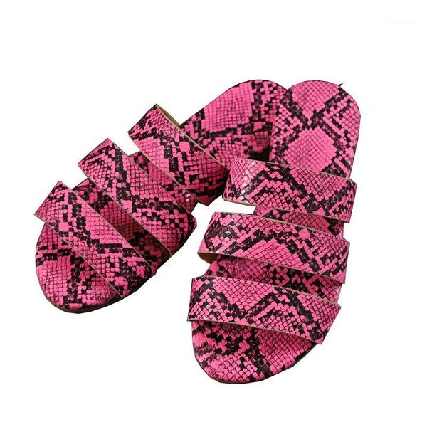 

women's slippers flip flop serpentine lightweight flat bottoms sandals female shoes for summer home outdoor slippers1, Black