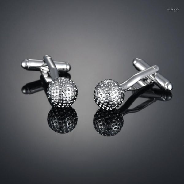 

classic cufflinks golf series golf french shirt cufflinks men's studs1, Silver;golden