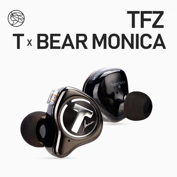 

tfz t x bear monica in ear monitor professional earphone noise canceling super bass dj music hifi headset detachable cable1