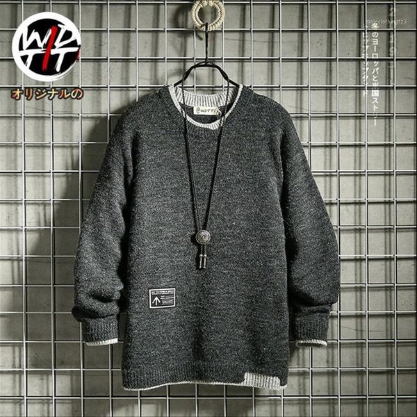 

men's sweaters men knit hip hop hole casual pullover sweater male fashion loose long sleeve sweaters1, White;black