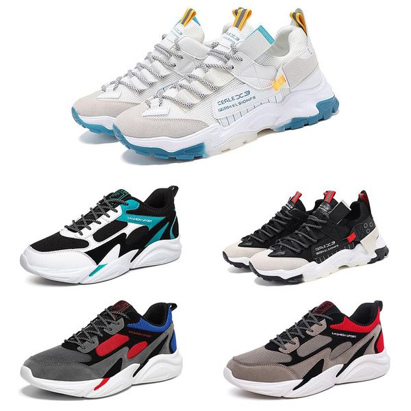 

classic men running shoes color black white blue green red fashion platform shoe mens trainers sport sneakers size 39-44