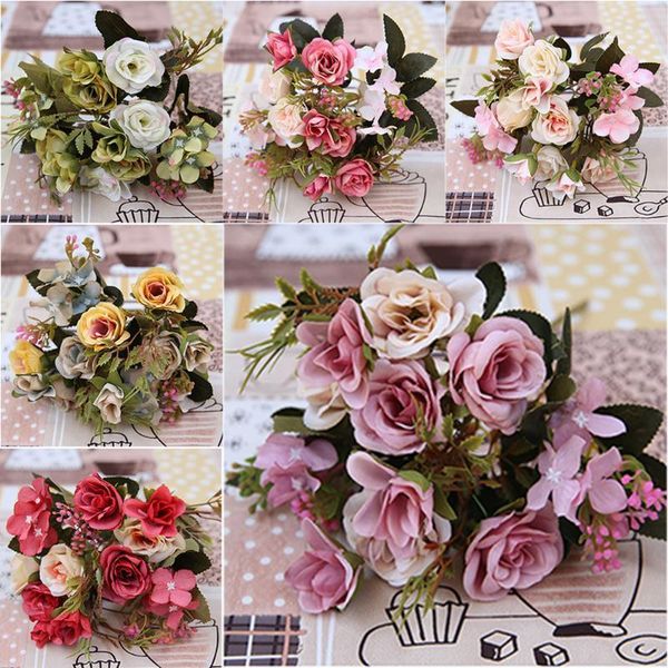

real touch rose christmas decorations for home silk artificial peony wedding decoration marrige decorative flower party decor1