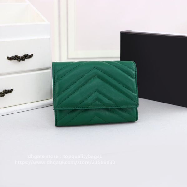 

solddesigner wallet with box luxury genuine leather classic letter women and women purse with box12x9x2cm 474802 n, Red;black