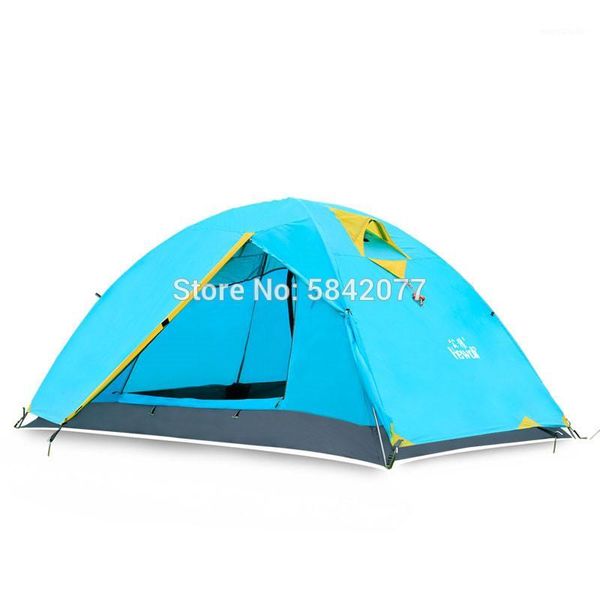 

new style aluminum rod double layer 2 person waterproof ultralight camping tent carpas de camping1