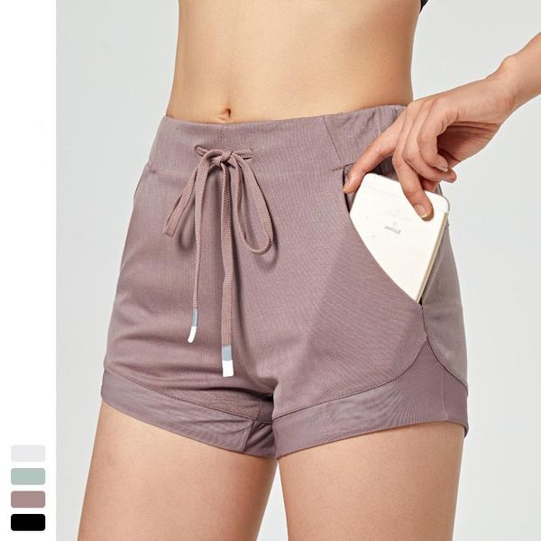 

yoga shorts women sports clothing seamless sportswear fitness shorts workout gym yoga high waist pockets breathable, White;red