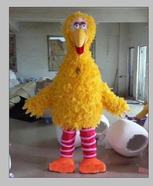 2019 Fabrik-Direktverkauf Luxus-Plüsch-Maskottchen-Kostüme mit gelben Vögeln. Film-Requisiten zeigen Walking-Cartoon-Bekleidung, Geburtstagsparty
