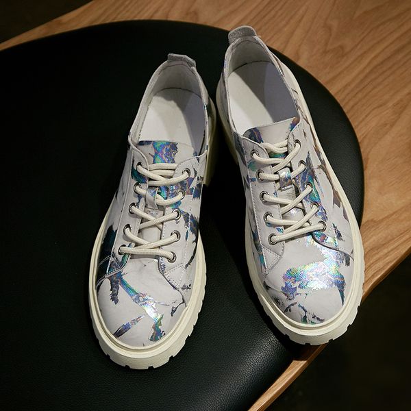 

natural pumps 2021 22-25cm ladies + pigskin lining women shoes fashion printing 2xnz, Black