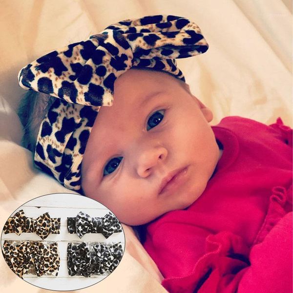 

hair accessories leopard baby girl headband cute bows bands turban wide elastic kids hairbands born accessories1, Slivery;white