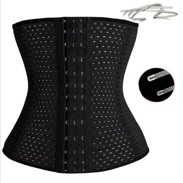 

q1b9 1pc waist neoprene abdominal belt high compression zipper plus size waist cincher corset underbust bodysuit sweat lot beauty trainer, Black;white