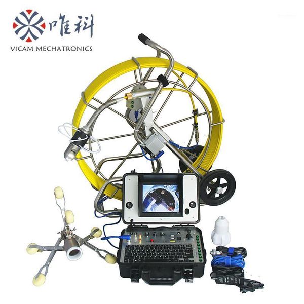

cameras factory price 360 degree rotation video pipeline inspection camera with 80m dia.9mm cable and hd dvr v8-3288pt-11