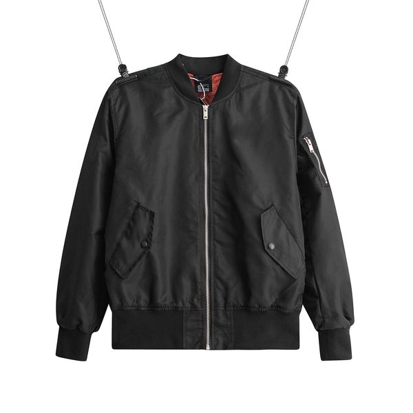 

mens outdoor jacket outerwear letter pattern windbreaker baseball jackets men pilot coat new arrival for spring autumn, Black;brown