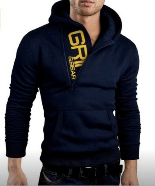 

quality cotton us size xs-4xl 2020 autumn&winter fashion sport brand fleece hoodies men,casual sweatershirt men, man hoody, Black
