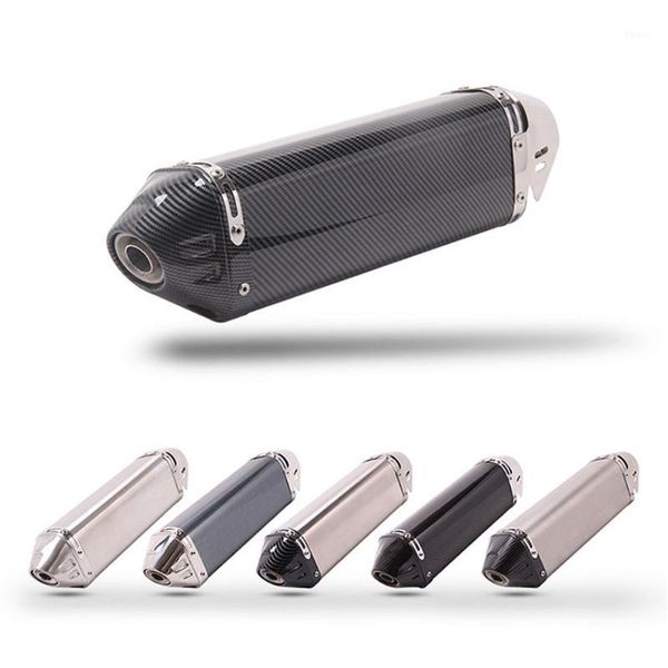 

motorcycle exhaust system 2" inlet 420mm length pipe for cafe racer bagger bobber tracker choppers scooter1