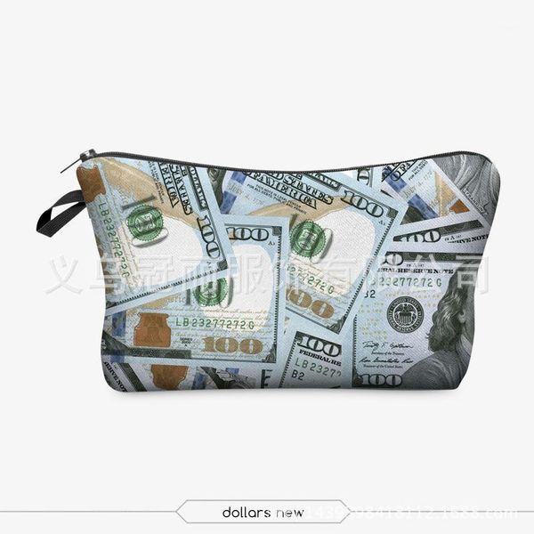 

fashion cosmetic bag print women makeup bags cute bag headset candy cosmetic printing collection casual originality new1