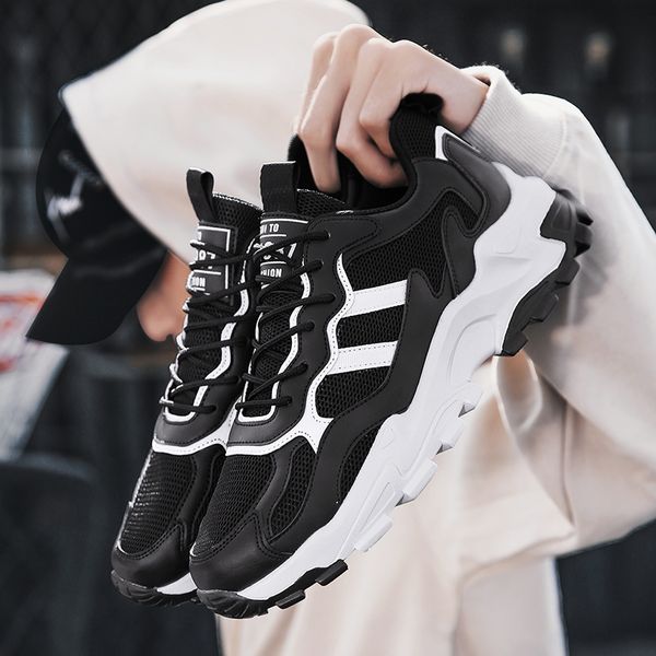 

men casual new men's male tennis shoes, air trainers, shoes for sports hikers. 5izg, Black;brown