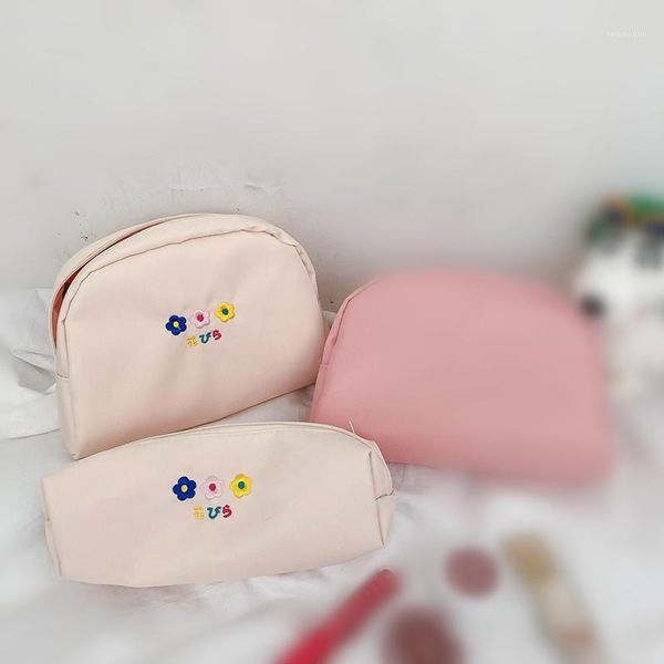 

fashion printed flower women cosmetic bag organizer pouch zipper makeup case portable ladies travel toiletry storage bags purse1