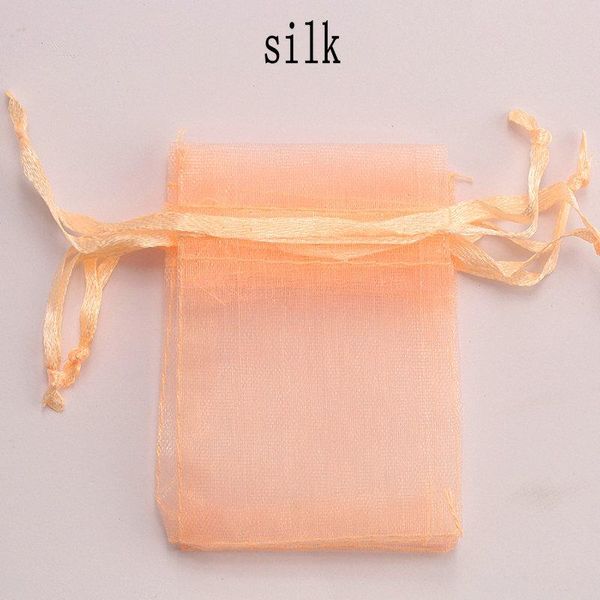 

100шт много 57см органзы мешок рождества подарка венчания мешка ювелирных изделий упаковка ювелирных изделий дисплей сумка сумки фавор 23 цв