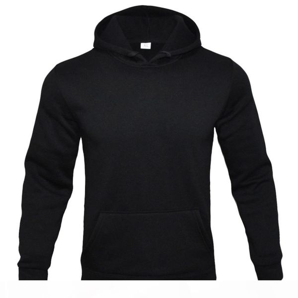 

повседневный флис унисекс толстовки спортивные толстовки прохладный хип-хоп уличная одежда пуловер мужская женщина спортивная одежда с капюш, Black