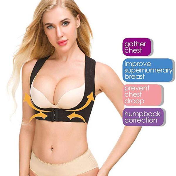 

women chest posture corrector support belt body shaper corset shoulder brace for health care drop shipping s/m/l/xl/xxl