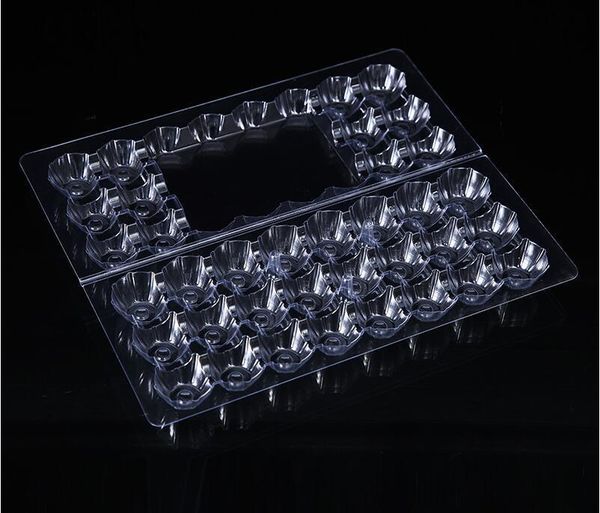 

1000pcs/lot containers boxes quail holes 24 plastic egg texvsoutleterob