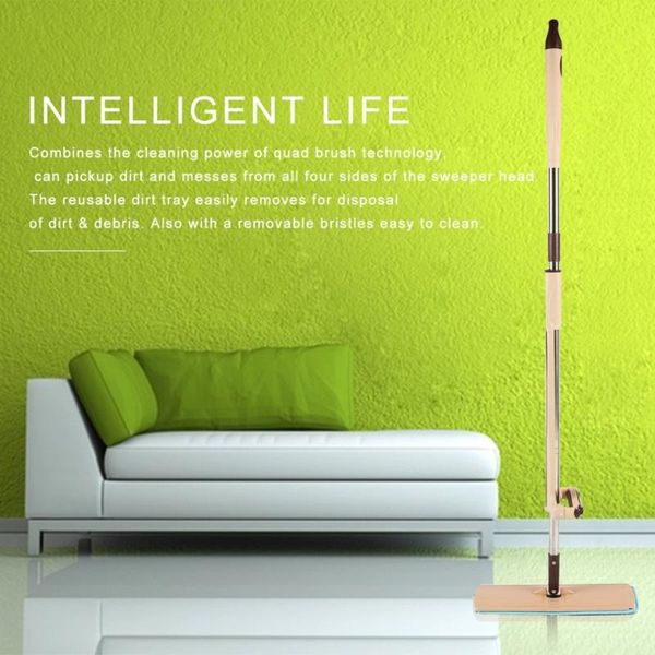 

lazy hand wash-flat mop wood floor household supplies hands-washable mop washing floor single-side