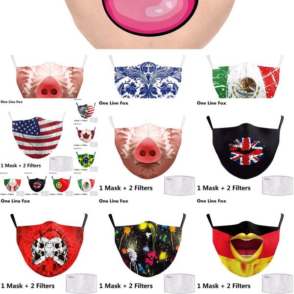 

fighting flag forza print spain mask italy keep face masks fabric protective pm2.5 reusab 3k553k55 20d5