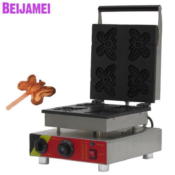 

beijamei commercial butterfly waffle maker electric butterfly-type waffle machine cake oven machine1