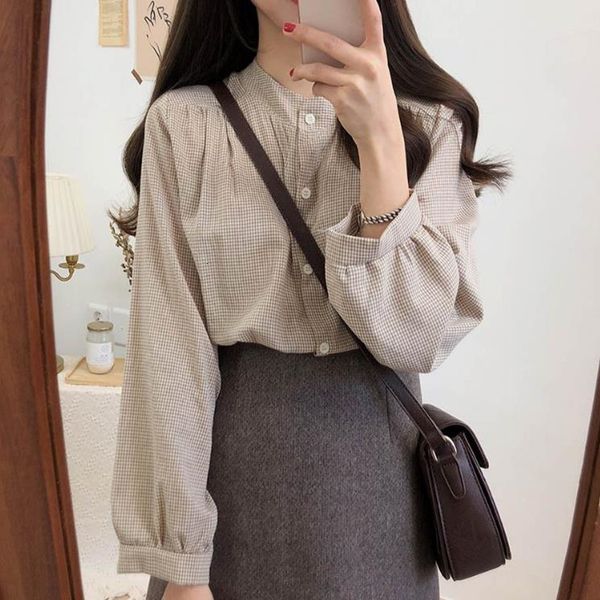 

2021 new spring yellow small long sleeve collar xfv4, White