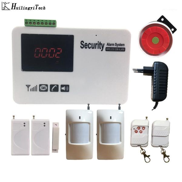 

home alarm system with app burglar protect wireless home security gsm alarm system sms power off russian english voice1