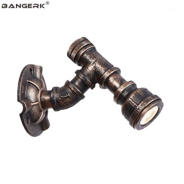 

wall lamp industrial loft rust iron led sconces vintage water pipe lights luminaire for aisle bedside home decor lighting1