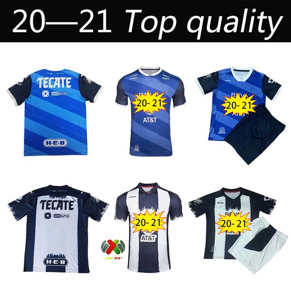

мужчины + kids kit 2020 2021 высочайшее качество cf monterrey home soccer tehersys устанавливает funesmori 20 21 rayados sanchez janssen фут, Black