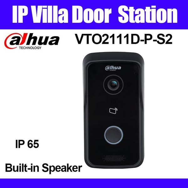 

doorbells dahua vto2111d-p-s2 ip villa door station video intercom doorbell supports two-way voice call two locks replace vto2111d-wp-s1