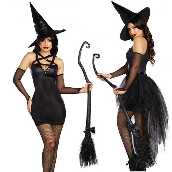 

halloween theme cosplay clothing black witch dress apparel costumes christmas get together party clothes1, Silver