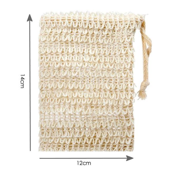 

натуральные отшелушивающие мыльные мешки handmade sisal soul says mesh saver pougher держатель для ванной комната вспенивающаяся ванная комн