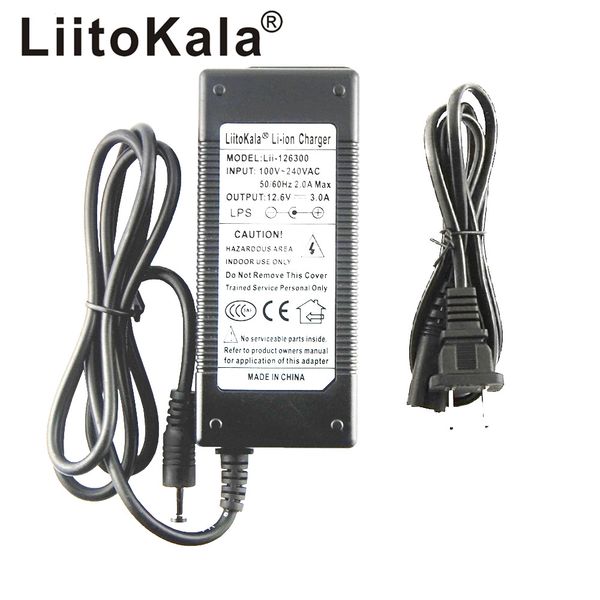 

liitokala 3s 12.6v 3a 12v power supply lithium battery pack li-ion batterites charger 100-240v converter adapter