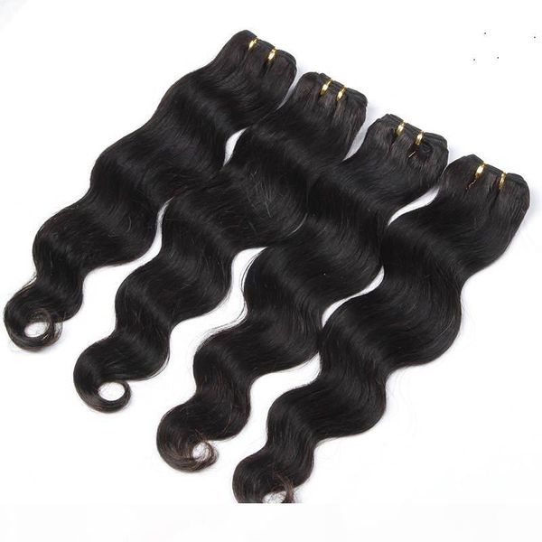 

malaysian black color body wave bundles 100% human hair weave 10-30 inchs malsyian virgin hair extension