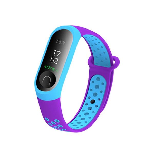 

for xiaomi bracelet 3 wristband smart sports bracelet mesh double color wristband colorful watch band smart bracelet accessories sqcwto