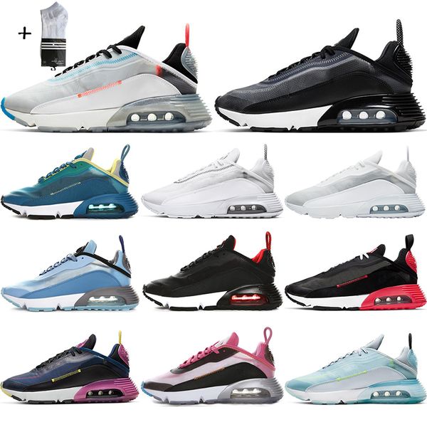 

heap duck camo 2090 mens running shoes pure platinum 2090s pn dust clean white black men women outdoor sports sneakers 36-45, White;red