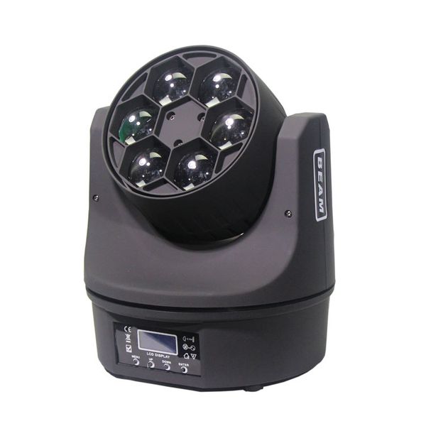 

20 pieces mini bee eyes lamp 6x15w rgbw 4in1 led quad moving head beam lights 15w b eye