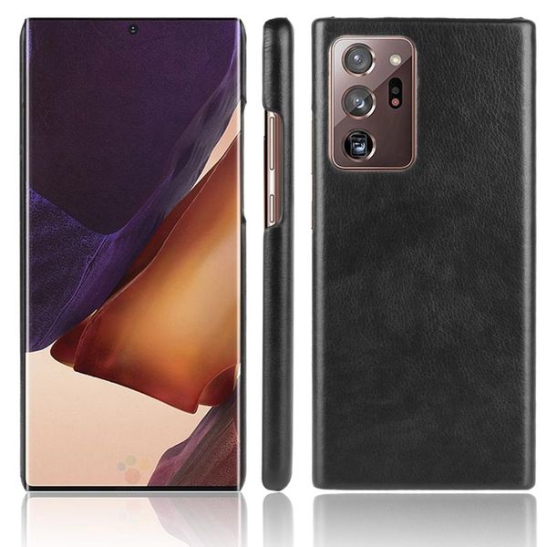 

for samsung galaxy note20 ultra shockproof litchi texture pc pu case