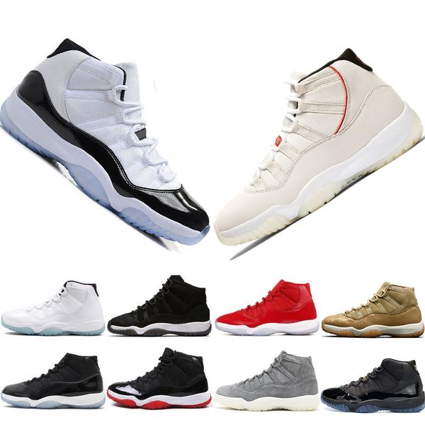

navy red wholesale gym 11 midnight prom night black stingray bred concord space jam shoes 11s mens womens kids designer shoes
