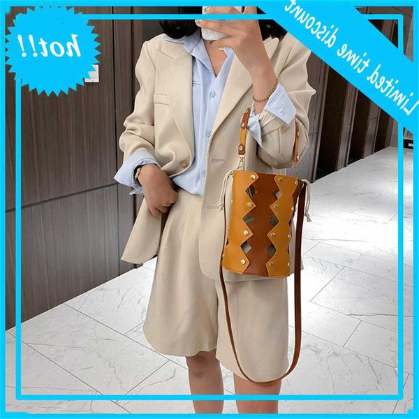 

personalized small women 2020 new net red foreign air bucket korean versatile one shoulder cross carrying portable women's bag